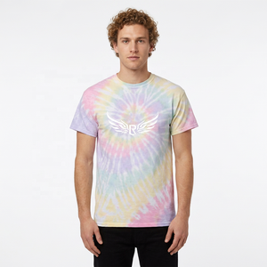 High Quality Casual Regular Fit Men's Knitted 100% Cotton <b>T</b>-<b>Shirts</b> 2026 New Design Custom Men Tie Dye <b>T</b> <b>Shirt</b> Regular Fit Soft - Product Image 6