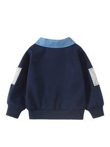 Nueva Sudadera Otoñal para Niños Mayores con un Elegante Diseño Coreano, 100% Algodón, Tela Ligera, Bolsillos Grandes Informales - Product Image 2