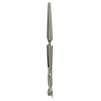 Pince à épiler professionnelle en acier inoxydable pour nail art, baguette magique, double tête en C, outils multifonctions pour pincer les ongles, pour gel acrylique