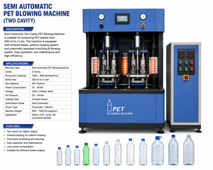 Semi Automatic Two Cavity Pet Blowing <b>Machine</b> - Product Image 1