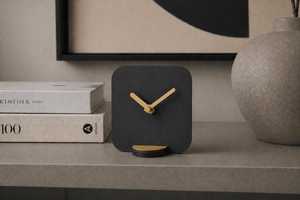 Eco Friendly Wooden Table <b>Clock</b> Minimalist Design - Product Image 6