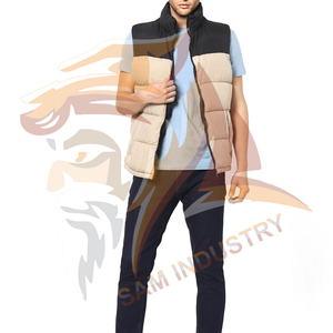 Custom Lightweight Waistcoat Warm Bubble <b>Packable</b> Sleeveless <b>Jacket</b> Adults Size Men Puffer Sleeveless <b>Jacket</b> - Product Image 2