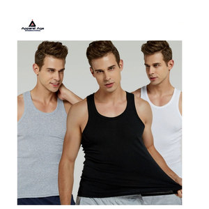 Hot Sale Ribbed Fitness <b>Crop</b> <b>Tops</b> <b>Men</b> Breathable Muscle Fit Stringer Tank <b>Top</b> Blank High Quality <b>Men's</b> Tank <b>Top</b> - Product Image 2