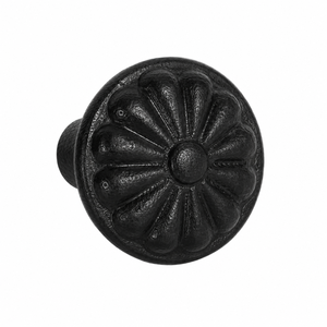 Poignée de meuble en fer naturel en forme de fleur pour tiroir, armoire, commode, chambre à coucher, quincaillerie de meubles |   Poignées décoratives - Product Image 1