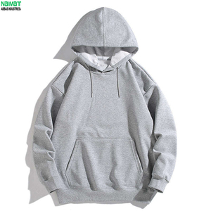 เสื้อฮู้ดผู้ชาย สีพื้น ผ้าฝ้ายเฟรนช์เทอร์รี่ สวมใส่สบาย มีกระเป๋า ทรงปกติ เหมาะสำหรับใส่ในฤดูใบไม้ร่วง - Product Image 6