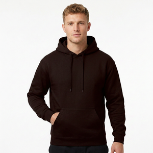 Sweat-shirt à col rond personnalisé en tissu éponge, sweats à capuche vierges en coton OEM, unisexe, grandes tailles, pour hommes, longueur longue, motif lettres, fabricants - Product Image 3