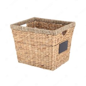 CHALK & SORT <b>Toy</b> Organizer Home <b>Baskets</b> Seagrass Top Edge Hyacinth <b>Basket</b> Under Bed <b>Storage</b> Bins Make Home Clothes Organizer - Product Image 5