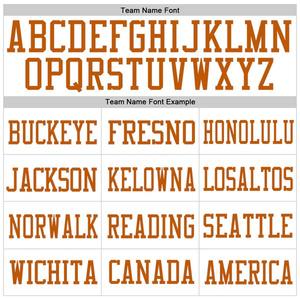 Camiseta de fútbol americano auténtica de malla blanca y naranja Texas, transpirable, para entrenamiento deportivo de equipos de fútbol americano. - Product Image 3