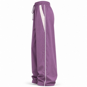 <b>Prime</b> Power Women Nylon Jogger Pants Crinkle Track Trousers Elastic Drawstring Waist Lightweight Activewear Wholesale 2026 - Product Image 3