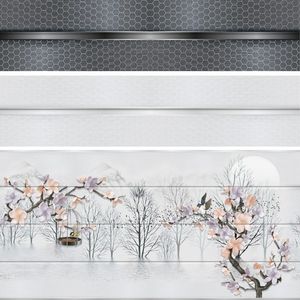 Minimalist White Glossy Ceramic Wall <b>Tiles</b> 300x600 Designed For Elegant Office Design And Sophisticated Commercial Spaces - Product Image 2