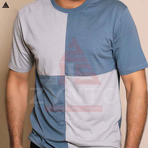 เสื้อยืดโอเวอร์ไซส์สั่งทำขายส่ง เนื้อผ้าหนา คอกลม วินเทจ ผสมอีลาสเทน สีดำล้วน สำหรับผู้ชาย - Product Image 5