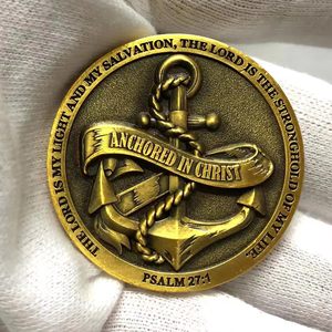 Moneda de Desafío Cristiana Personalizada al por Mayor con Versículos Bíblicos, Ideal como Regalo de Graduación - Product Image 1
