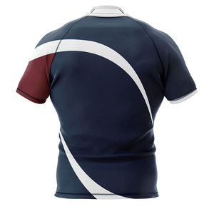 เสื้อรักบี้สั่งทำพิเศษสำหรับผู้ชาย ระบายอากาศได้ดี พิมพ์ลายแบบซับลิเมชั่น ขนาดปกติ ชุดกีฬา ชุดทีม ชุดยูนิฟอร์มกีฬารักบี้ - Product Image 3
