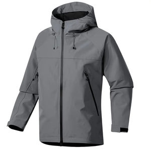 Fabricant de vestes zippées de performance sans coutures OEM, vestes d'entraînement sur mesure à coupe ajustée, tissu polyester - Product Image 6