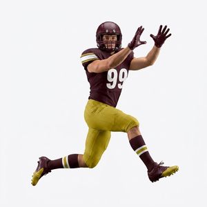Meilleurs uniformes de football américain personnalisés, maillots de rugby à manches courtes, vêtements d'équipe bleu clair, vêtements de sport de football américain - Product Image 6
