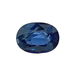 100% Natural no heat Blue sapphire oval cut for rings blue sapphire gemstone untreated for astrology at factory price