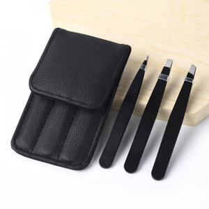 High Quality Colorful Stainless Steel Eyebrow Tweezers Set <b>Pointed</b> Tip Custom Logo Professional Beauty <b>Tool</b> OEM - Product Image 1