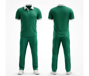 Kit de cricket en polyester de qualité supérieure pour les clubs, sublimation |   Vêtements de cricket pour hommes, femmes et jeunes, polo et pantalon, équipe complète - Product Image 1
