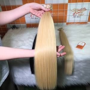 Venta al por mayor de cinta de doble estiramiento de la cutícula virgen alineada en extensiones de cabello humano vietnamita crudo 20 "26" 28 "estilo ondulado y Yaki - Product Image 6