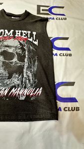 เสื้อยืดผู้ชายซักกรดซีดแดดแบบแขนกุด - Product Image 2