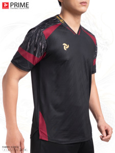 Camiseta Deportiva de Fútbol Just Play PRIME, Cuello en V, Absorbe la Humedad, Transpirable, Elástica en 4 Direcciones, J-JACQ, 100% Poliéster, Bloques de Color, Talla 6 - Product Image 2