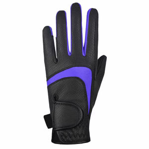 Horse Riding <b>Equestrian</b> Gloves Winter Outdoor UV Protection Custom Printed Leather Full Finger Non-Slip Wholesale Wear - Product Image 3