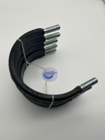Collier de serrage en U de haute qualité pour pompe à béton - Ensemble complet avec boulons et écrous pour fixation rapide