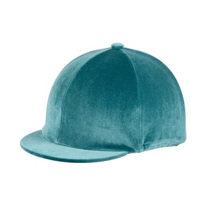 ปลอกหมวกขี่ม้าไนลอนสีเขียวอมฟ้าแบบพรีเมียม ปรับขนาดได้ - Product Image 1