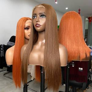 100% Peluca de cabello humano hueso pelo liso Super doble dibujado personalizar Color crudo extensiones de cabello virgen de proveedor mayorista - Product Image 4