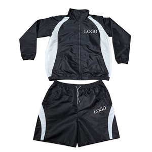 Custom Logo Waterproof Lightweight Polyester Nylon Men Track Suits Outdoor Nylon Windbreaker <b>Tracksuit</b> - Product Image 4