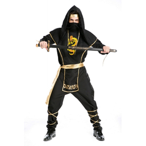 Nuevo Traje Ninja Unisex de Color Sólido y Transpirable; Color Personalizado; Disfraz 100% Poliéster - Product Image 2