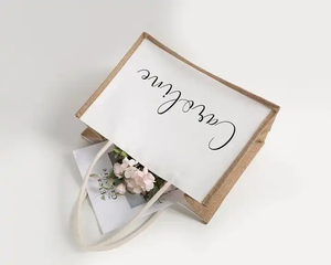 Bolsa de Lona de Yute con Forro Impermeable para Viajes a la Playa, Picnics y Actividades al Aire Libre - Product Image 5