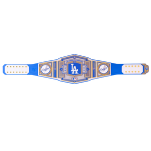 เข็มขัดแชมป์ทีมลอสแอนเจลิส ดอดเจอร์ส แบบปรับแต่งได้ เข็มขัดเบสบอล/มวยปล้ำ คุณภาพสูง ของสะสมสำหรับแฟนๆ - Product Image 5