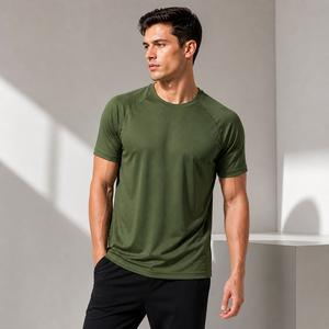 T-SHIRT MOISTURE WICKING T-SHIRT Premium respirant et absorbant l'humidité, avec tissu à séchage rapide, coupe douce et extensible, idéal pour la gym, les sports et le travail. - Product Image 6