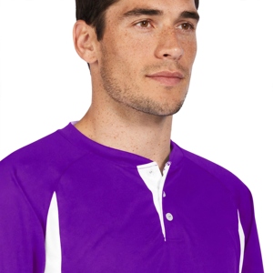 Camiseta de Béisbol Blanca para Hombre, Manga Corta, Cuello en V, Secado Rápido, Ajuste Holgado, Personalizable con Nombres/Números de Equipo, UPF 50+ 100% - Product Image 5