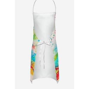 French Bulldog Hippie Dawg Unisex Large Multicolor <b>Kitchen</b> <b>Apron</b> for Cooking Baking Crafts Gardening-Adult Men and <b>Women</b> - Product Image 4