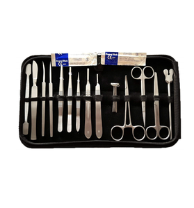 Kit de disección manual reutilizable de acero inoxidable de calidad premium con instrumentos quirúrgicos para estudiantes de medicina de Dentavex - Product Image 1