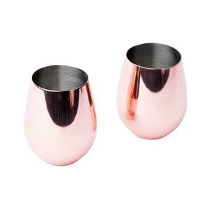 American Design Drinkware Copper <b>Water</b> Glass for Home and Hotel Barware Use Export Quality Available at Bulk Quantity - Product Image 1