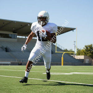 American Football Gloves College Receiver Gloves Sticky <b>Grip</b> Anti-Slip Lightweight Training Gloves - Product Image 1