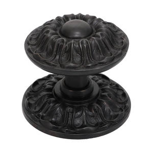 Superbes boutons de meuble en laiton massif couleur laiton noir, durables pour les intérieurs modernes et classiques de chambres, de salles et d'hôtels. - Product Image 1