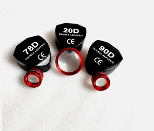 ชุดเลนส์อะสเฟอริกคู่ 20D 78D 90D ได้รับการรับรองมาตรฐาน CE ระดับ I สำหรับอุปกรณ์ตรวจวัดสายตา - Product Image 5