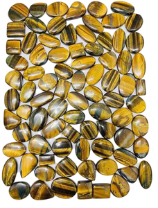 Pierre précieuse naturelle œil de tigre, cabochon poli, formes variées, toutes tailles, certifiée par un tiers, personnalisable, pour bijoux, non traitée - Product Image 5