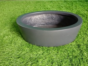Classic Flower Pot <b>Small</b> Size Planter Floor Indoor Use Direct Plantation Artificial Plants Lightweight Durable Handmade Fiber - Product Image 4