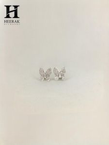 Delicados Pendientes de Diamantes con Forma de Mariposa en Oro de 14K/18K - Joyería Fina al por Mayor - Product Image 2