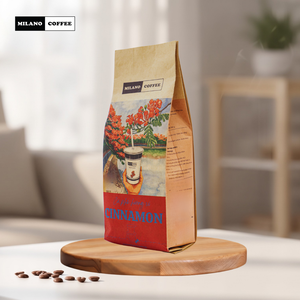 กาแฟบดพรีเมียมเวียดนาม มิลาโน่ ซินนามอนสปาร์ค อาราบิก้า คั่วกลาง กาแฟแบบดั้งเดิม ขายส่ง OEM - Product Image 1