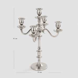 Candelabro de Cinco Brazos, Decoración Duradera para el Hogar, Portavelas - Product Image 5