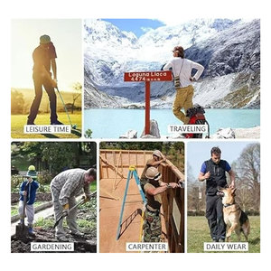 Pantalon cargo pour homme – Pantalon camouflage décontracté pour l'extérieur, coupe ample, pantalon de travail durable avec plusieurs poches pour le rangement - Product Image 4