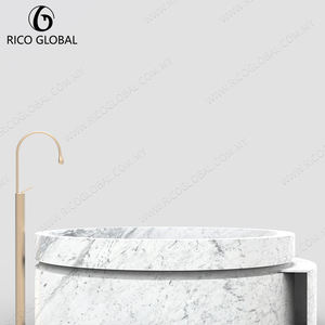 Bañera de Mármol Natural de Una Pieza de Primera Calidad, Experiencia de Baño de Spa Hecha a Mano para Interiores Modernos - Product Image 5