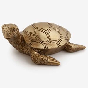 Centre de table en métal de qualité supérieure en forme de tortue pour une présentation artistique d'intérieur et une mise en valeur décorative des meubles - Product Image 5