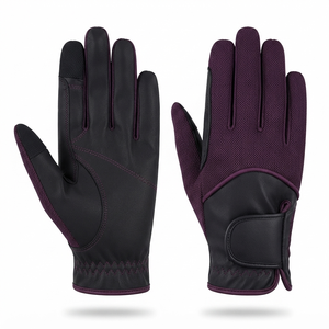 Gants d'équitation professionnels pour hommes et femmes, respirants, légers, pour l'entraînement et la compétition équestre, avec paume antidérapante. - Product Image 5